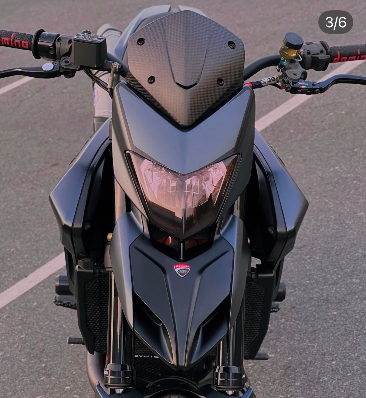 Aerodynamic Windscreen Kit for Ducati Hypermotard 821/939 - WINDSHIELD - Image 3