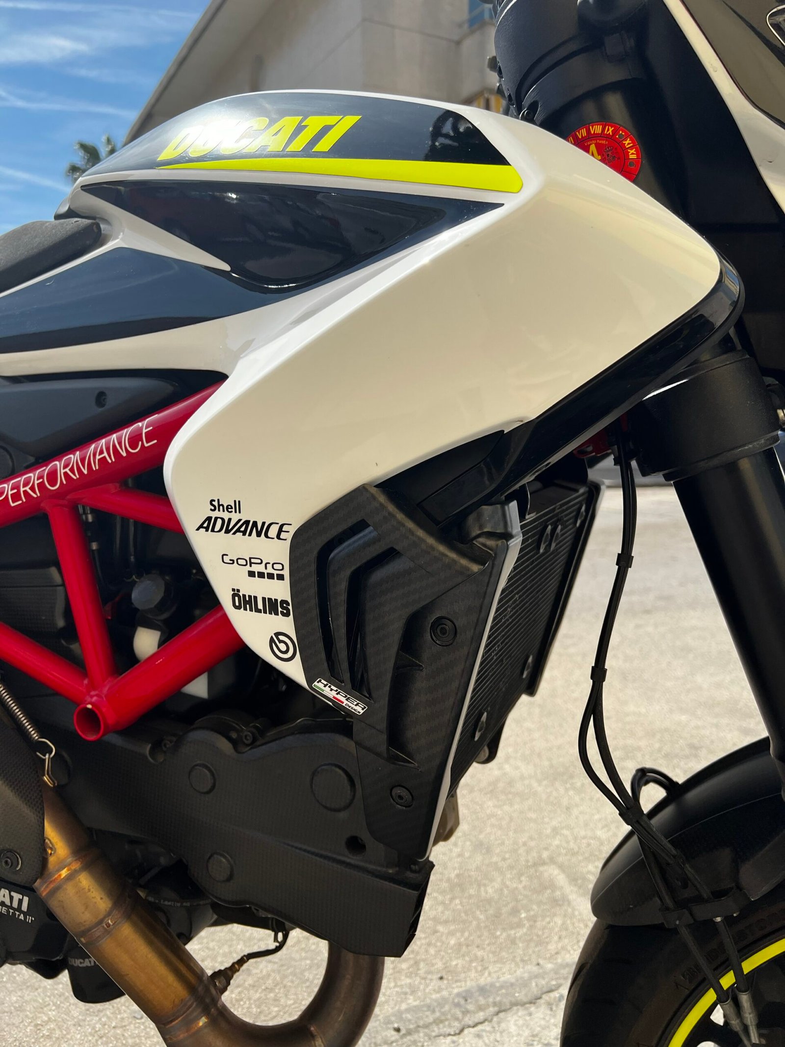 Aerodynamic Winglet Kit for Ducati Hypermotard 821/939 - RADIATOR FLAPS - Image 2