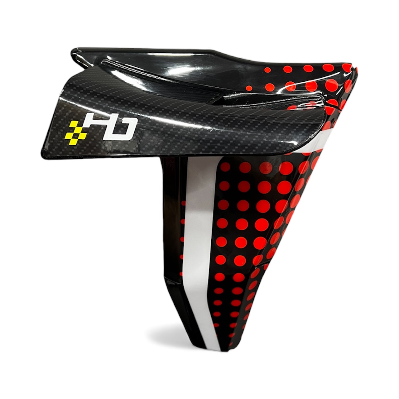 Sticker Set + Aerodynamic Winglet Kit for Ducati Hypermotard 950 - Model V4 FLAPS (RVE version)