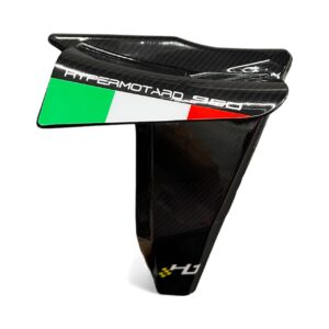 Sticker Set + Aerodynamic Winglet Kit for Ducati Hypermotard 950 - Model V4 FLAPS (Carbon look version)