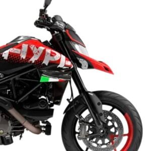 Sticker Set + Aerodynamic Winglet Kit for Ducati Hypermotard 950 - Model V4 FLAPS (Carbon look version)